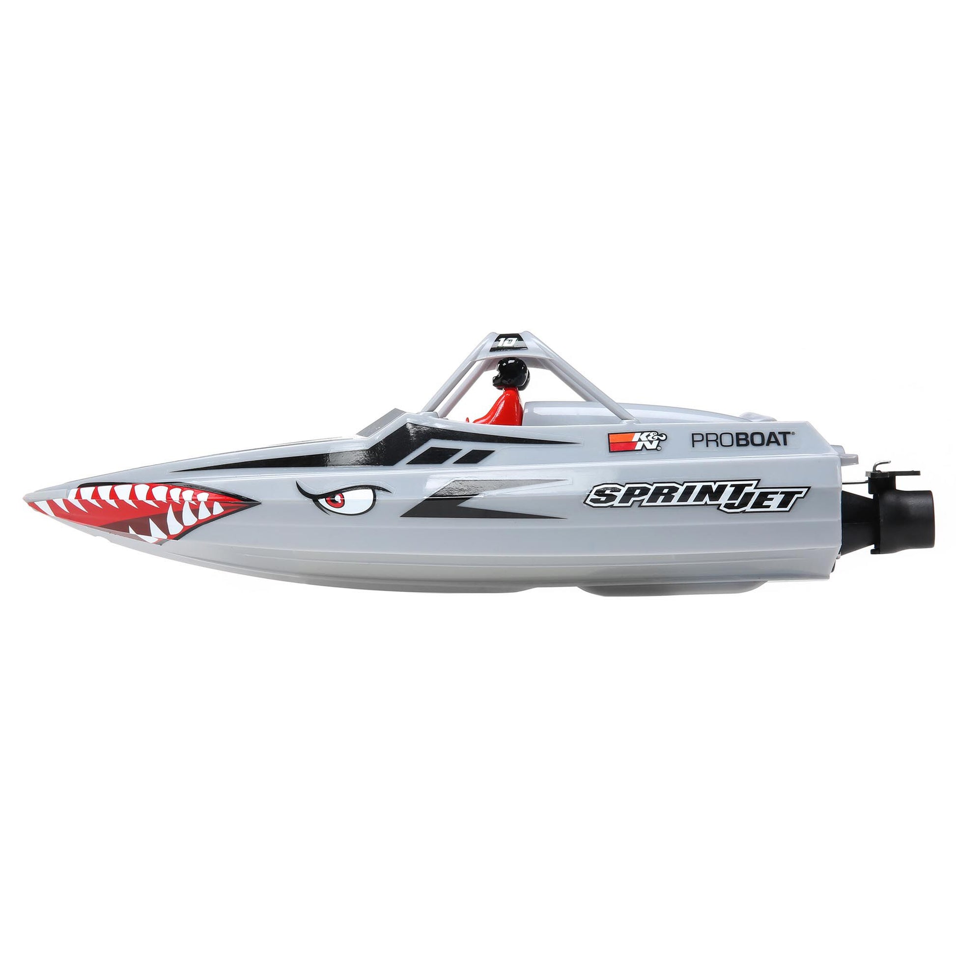 9" Sprintjet Self-Righting Deep-V Jet Boat Ready to Run with Battery and Charger (Silver) (PRB08045T1)_18