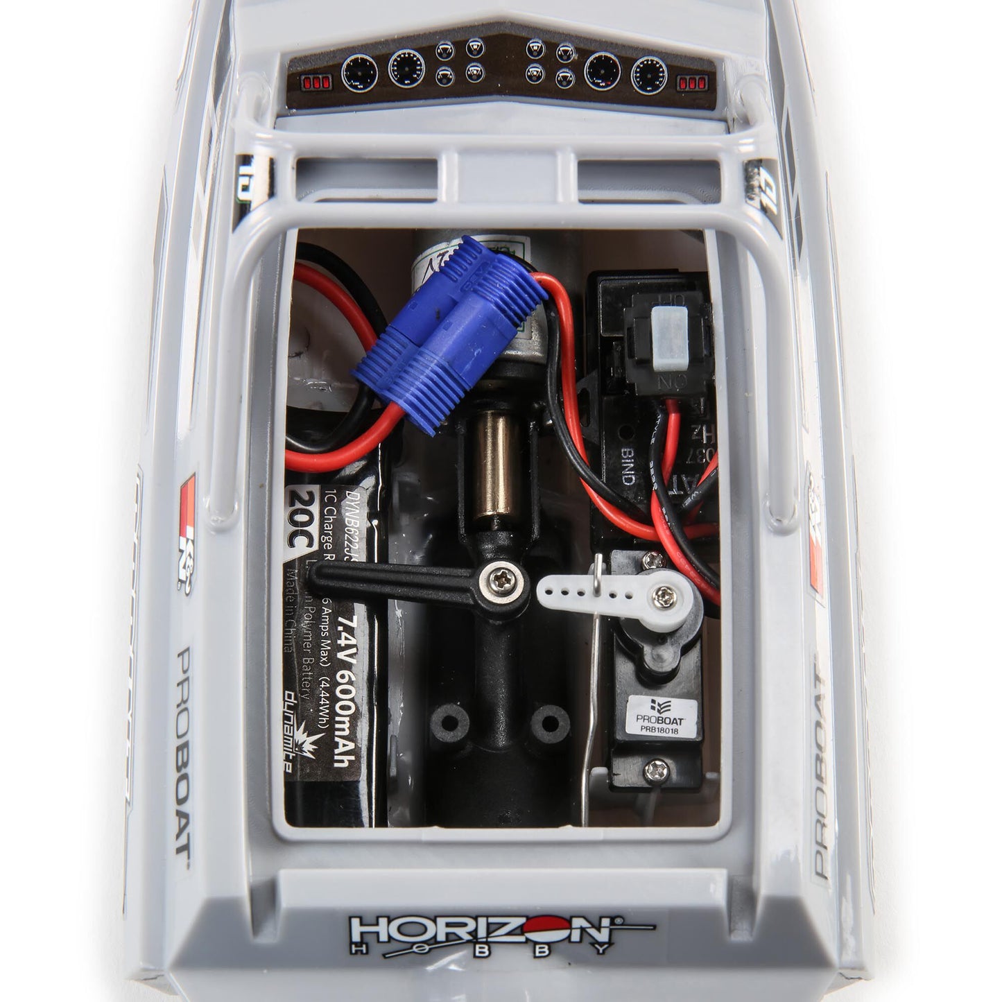 9" Sprintjet Self-Righting Deep-V Jet Boat Ready to Run with Battery and Charger (Silver) (PRB08045T1)_12