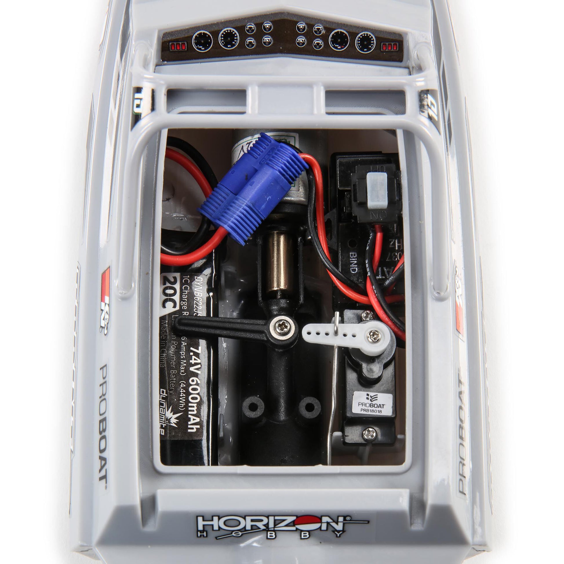 9" Sprintjet Self-Righting Deep-V Jet Boat Ready to Run with Battery and Charger (Silver) (PRB08045T1)_12
