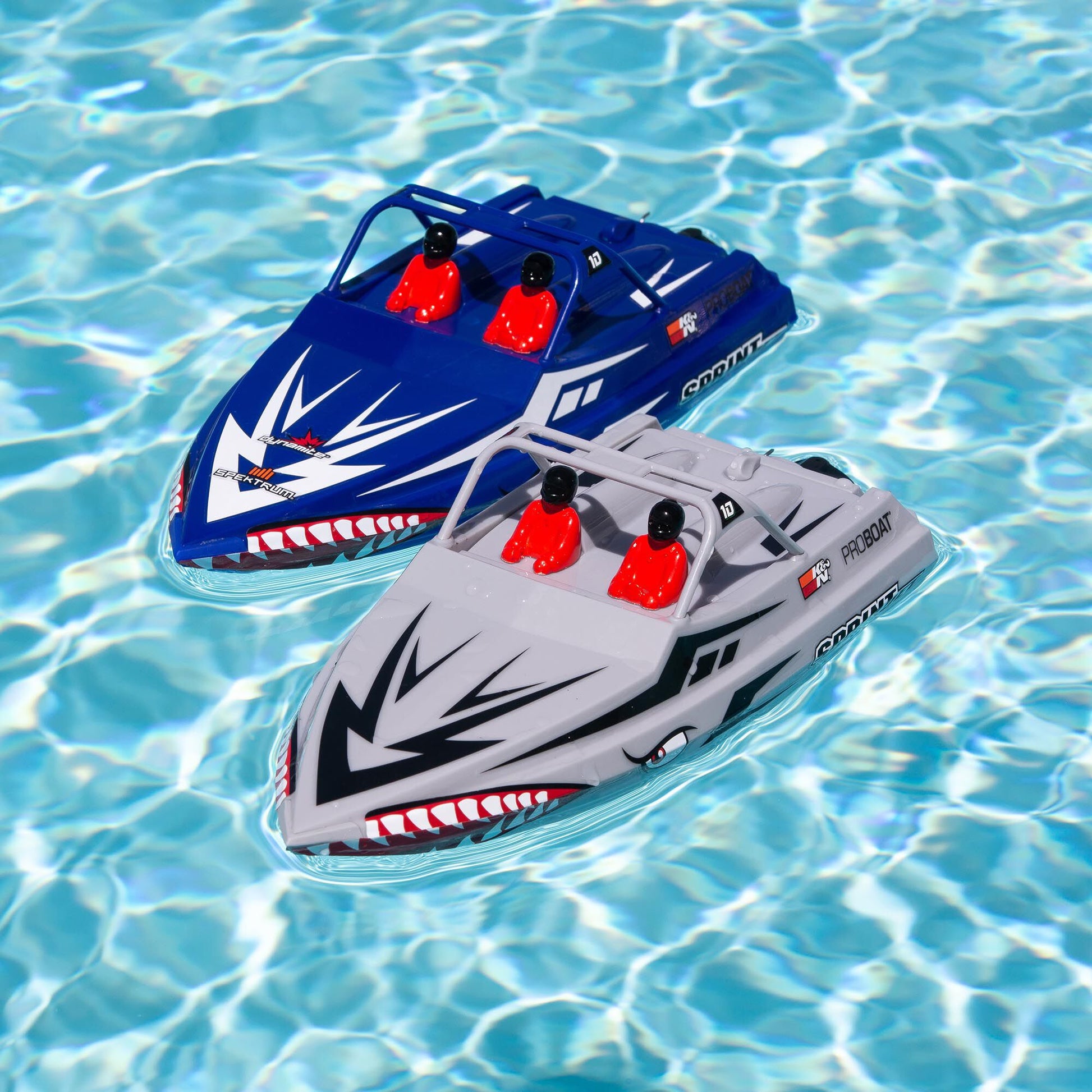 9" Sprintjet Self-Righting Deep-V Jet Boat Ready to Run with Battery and Charger (Blue) (PRB08045T2)_14