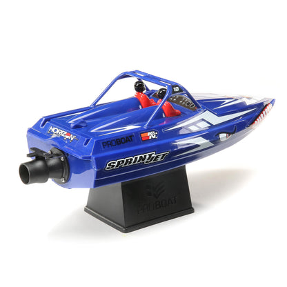9" Sprintjet Self-Righting Deep-V Jet Boat Ready to Run with Battery and Charger (Blue) (PRB08045T2)_7