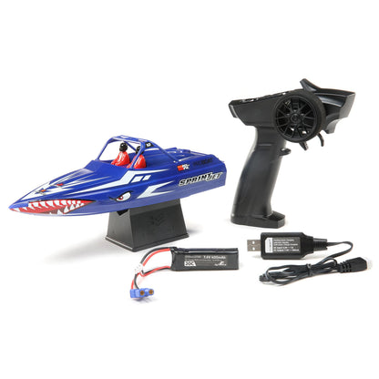 9" Sprintjet Self-Righting Deep-V Jet Boat Ready to Run with Battery and Charger (Blue) (PRB08045T2)_21
