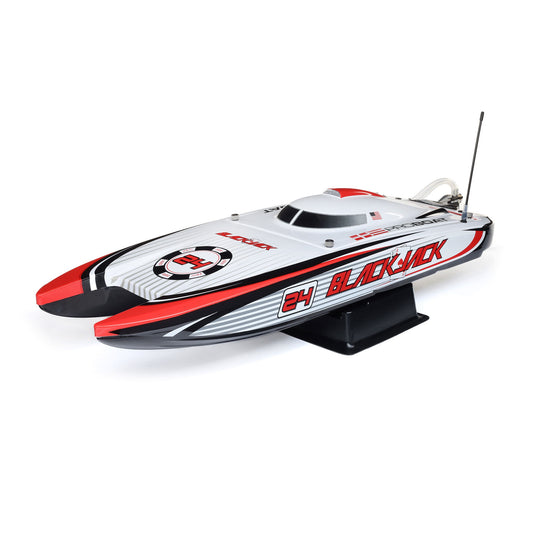 24" Blackjack 24 V2 Catamaran Ready to Run (White) (PRB08049T2)