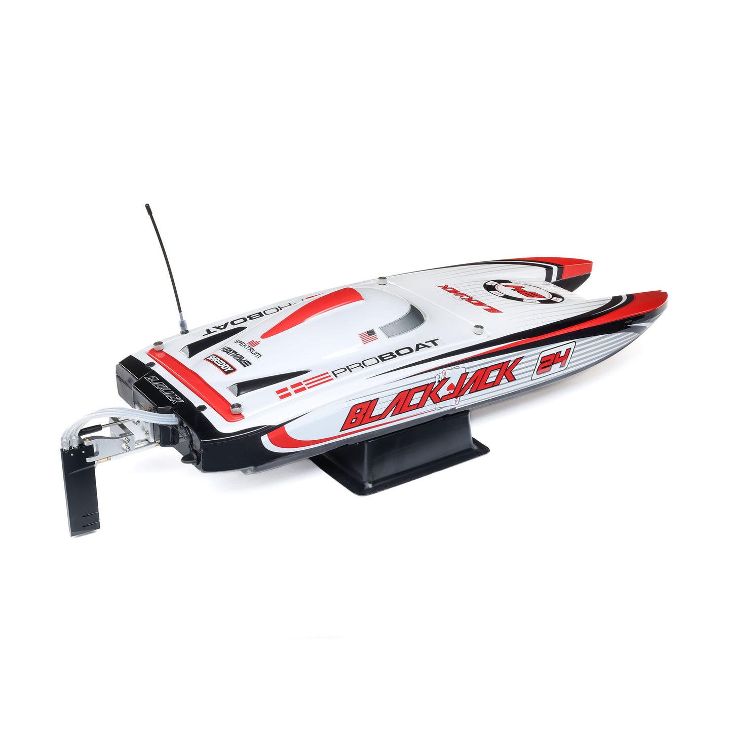 24" Blackjack 24 V2 Catamaran Ready to Run (White) (PRB08049T2)