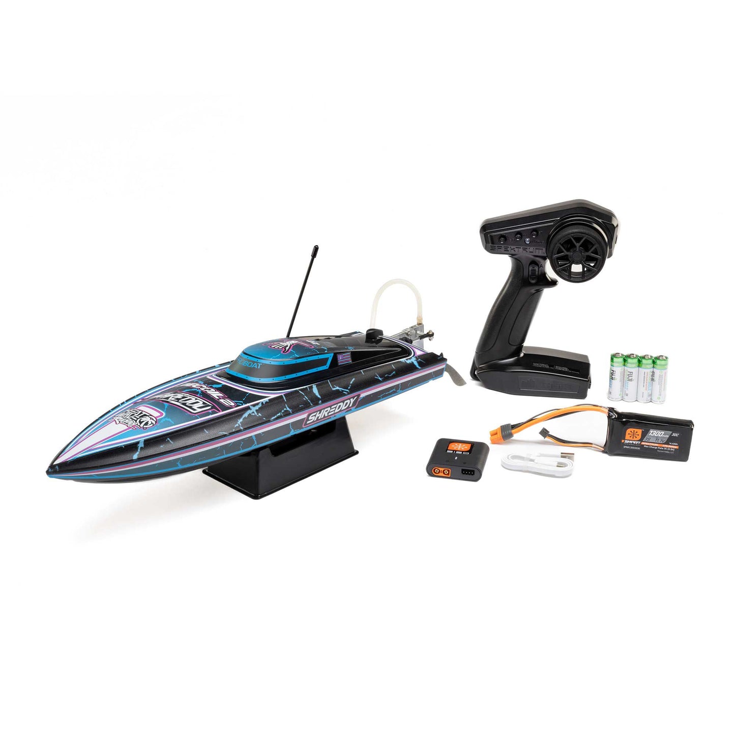 18" Recoil 2 Self-Righting Brushless Deep-V Ready to Run with Battery and Charger (Shreddy) (PRB08053T1)_11