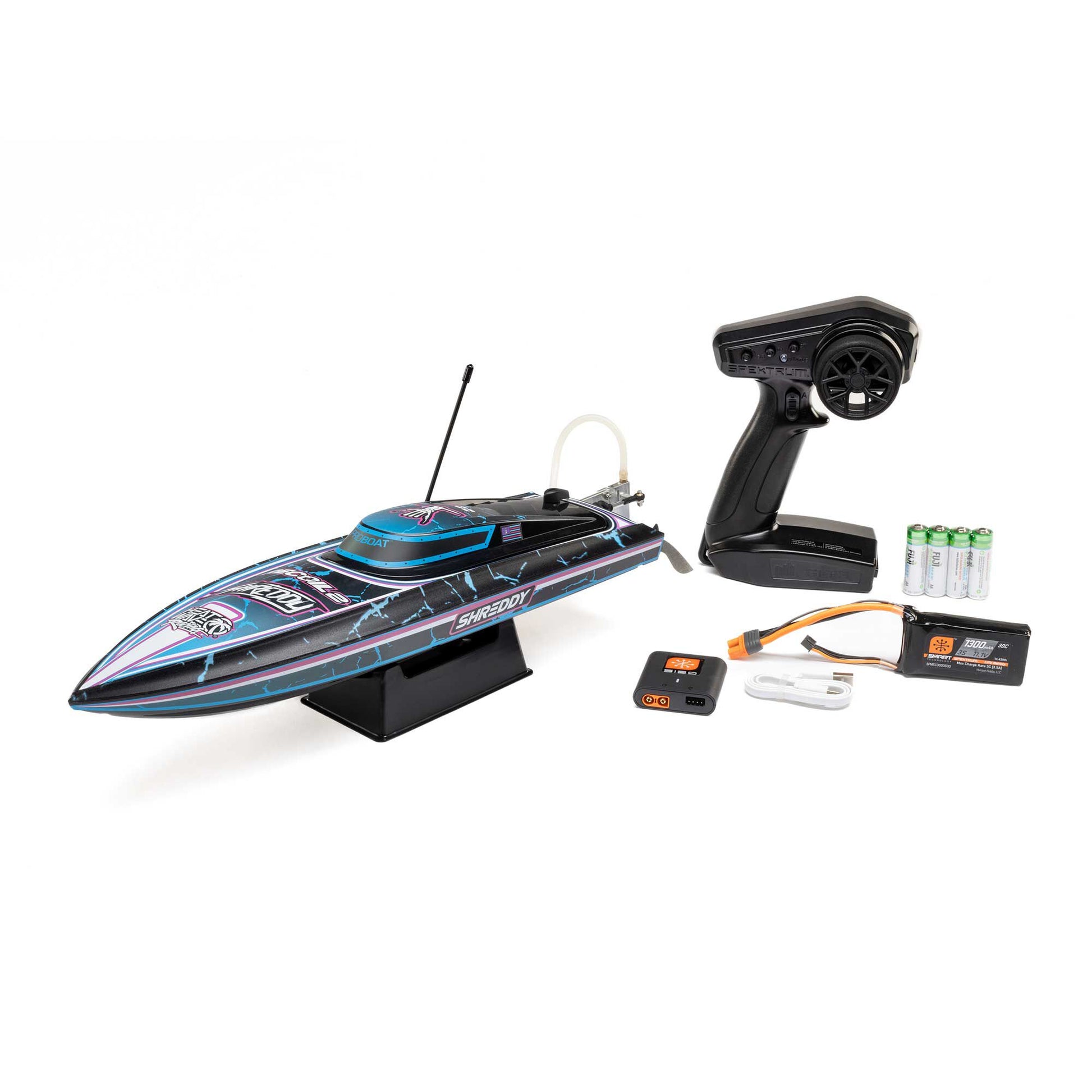 18" Recoil 2 Self-Righting Brushless Deep-V Ready to Run with Battery and Charger (Shreddy) (PRB08053T1)_11
