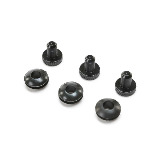 Proboat Drain Plug and Grommet Set (3ea) (PRB286065)