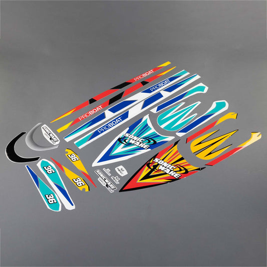 Decal Set for T1/T2 Sonicwake 36 V2 (PRB289008)