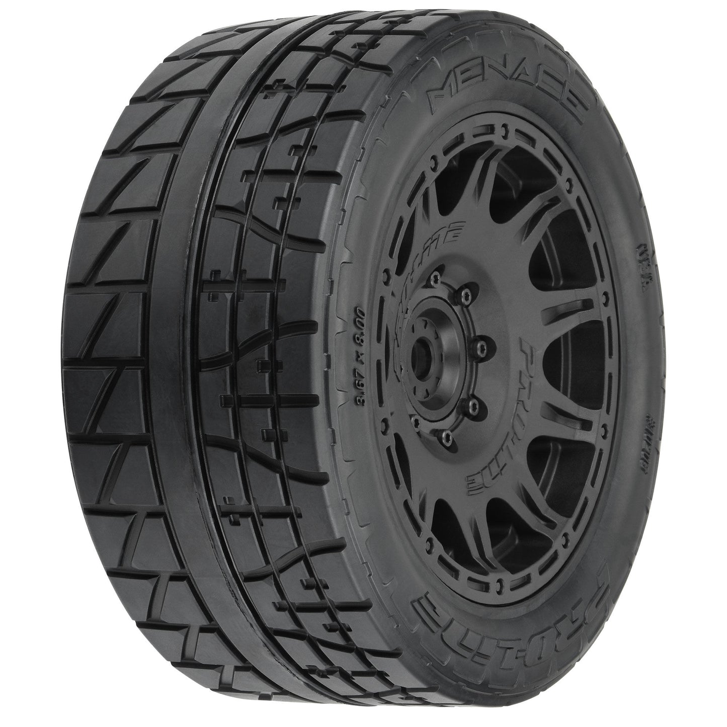 5.7" Menace HP Street M2 Compound Belted Tires for 1/6 Kraton 8S and X-Maxx (PRO1020511)_1