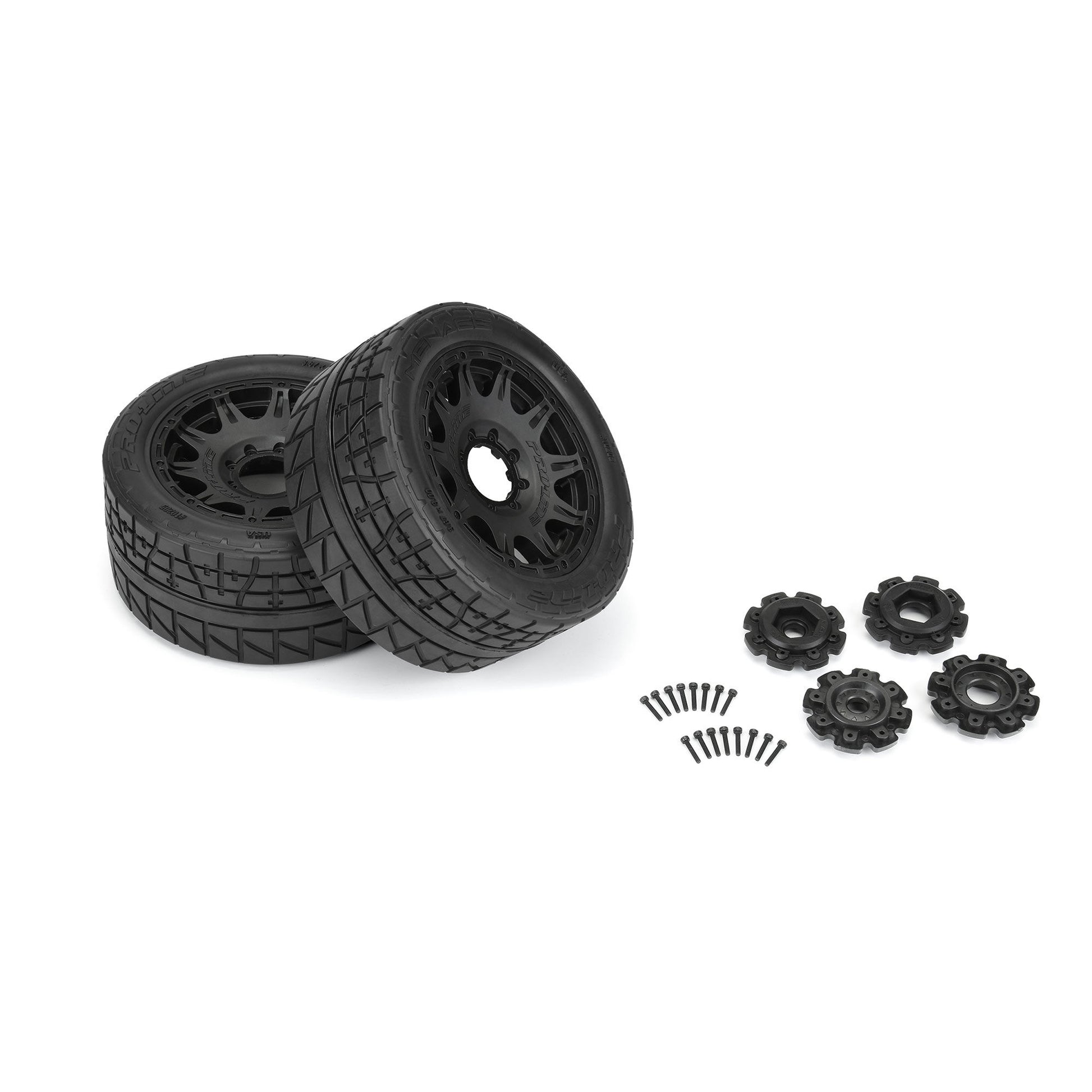 5.7" Menace HP Street M2 Compound Belted Tires for 1/6 Kraton 8S and X-Maxx (PRO1020511)_2