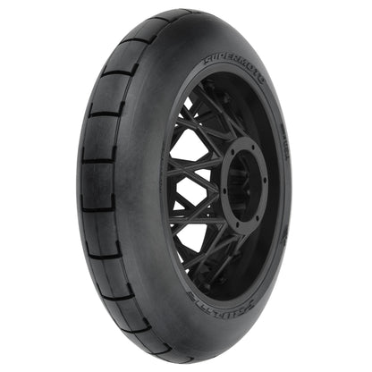 Supermoto Premounted Rear Tire with Black Wheel for 1/4 Promoto-MX (1) (PRO1022310)_1