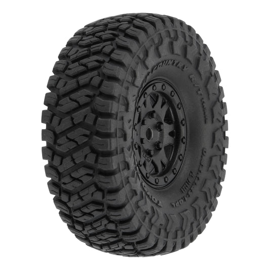 1.0" Toyo Open Country R/T Trail Premounted Tires with Black Mini Impulse Internal 7mm Hex Bead-Loc Wheels for SCX24 (4) (PRO1022810)_1