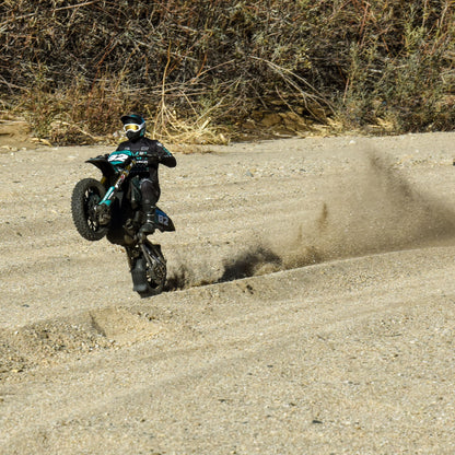 Roost MX Sand/Snow Paddle Premounted Rear Tire with Black Wheel for 1/4 Promoto-MX (PRO1023810)_4