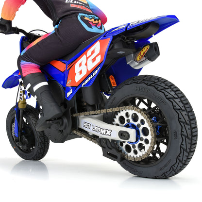 Hot Lap S3 Compound Premounted Rear Tire with Black Supermoto Wheel for Promoto-MX (PRO1024310)_4