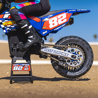 Hot Lap S3 Compound Premounted Rear Tire with Black Supermoto Wheel for Promoto-MX (PRO1024310)_2
