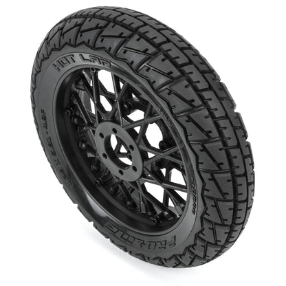 Hot Lap S3 Compound Premounted Front Tire with Black Supermoto Wheel for Promoto-MX (PRO1024410)_5