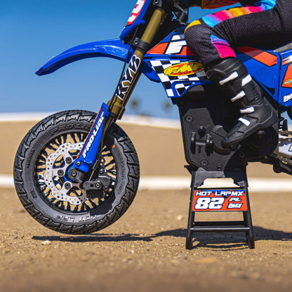 Hot Lap S3 Compound Premounted Front Tire with Black Supermoto Wheel for Promoto-MX (PRO1024410)_3