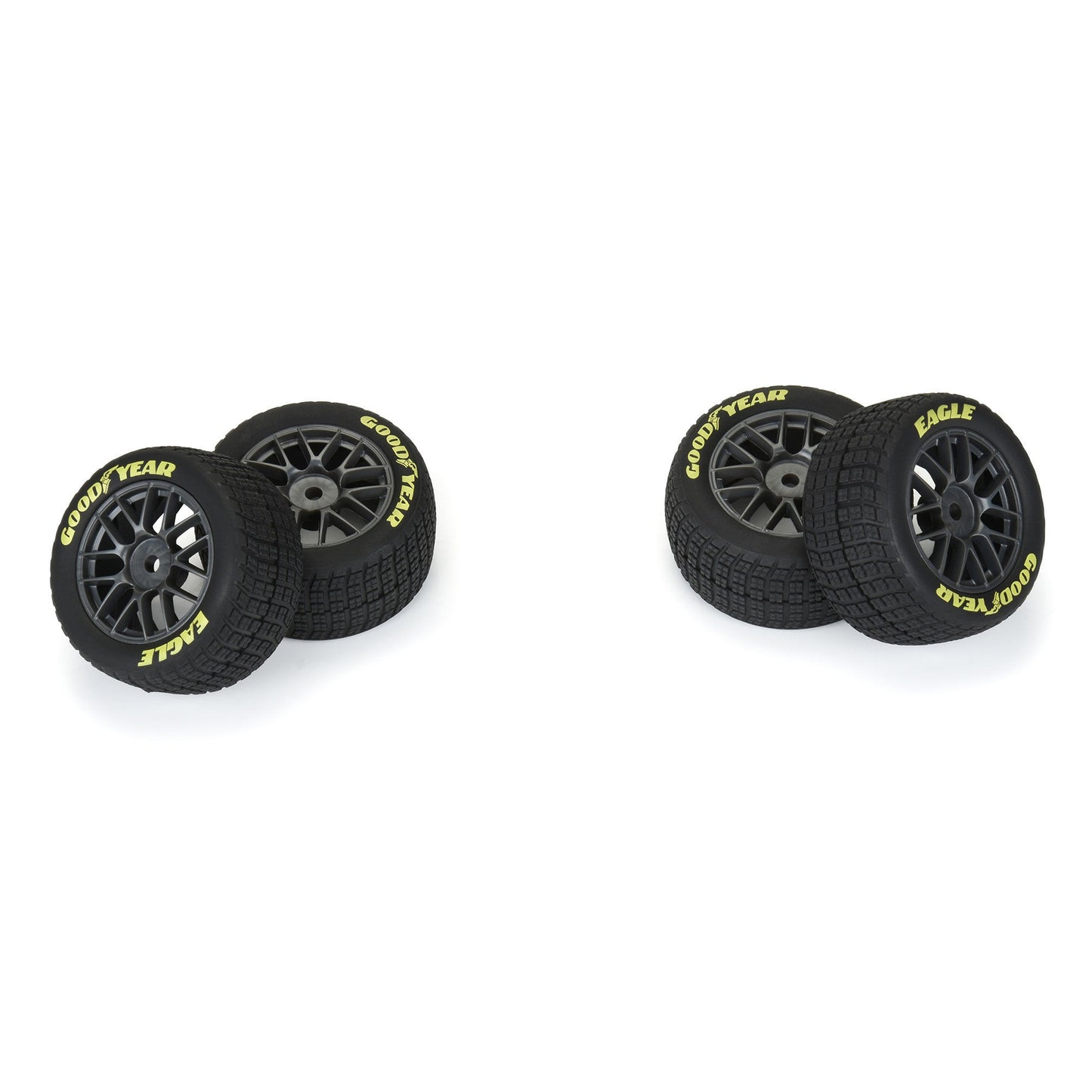 Goodyear Eagle Dirt Tire F/R MTD Grey for Losi NASCAR Race Car (4) (PRO1030310)