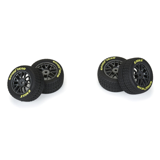 Goodyear Eagle Dirt Tire F/R MTD Grey for Losi NASCAR Race Car (4) (PRO1030310)