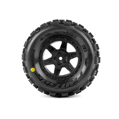 Badlands MX Premounted Tires with Black Desperado 2.0 Wheels for Mini Maxx (PRO1035710)_2