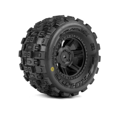 Badlands MX Premounted Tires with Black Desperado 2.0 Wheels for Mini Maxx (PRO1035710)_1