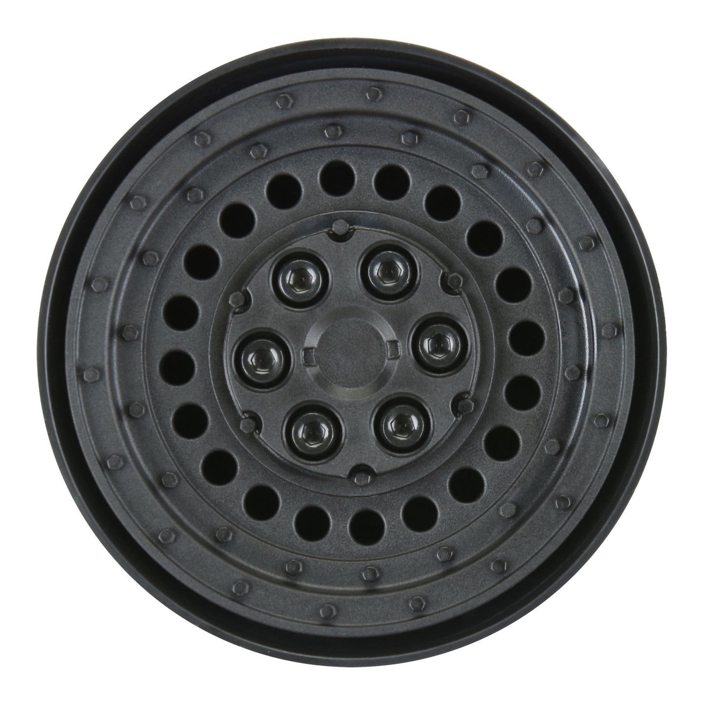 1.9" Carbine Black Bead-Loc Dually Wheels with 12mm Hex for 1/10 Rock Crawler (2) (PRO278600)_1