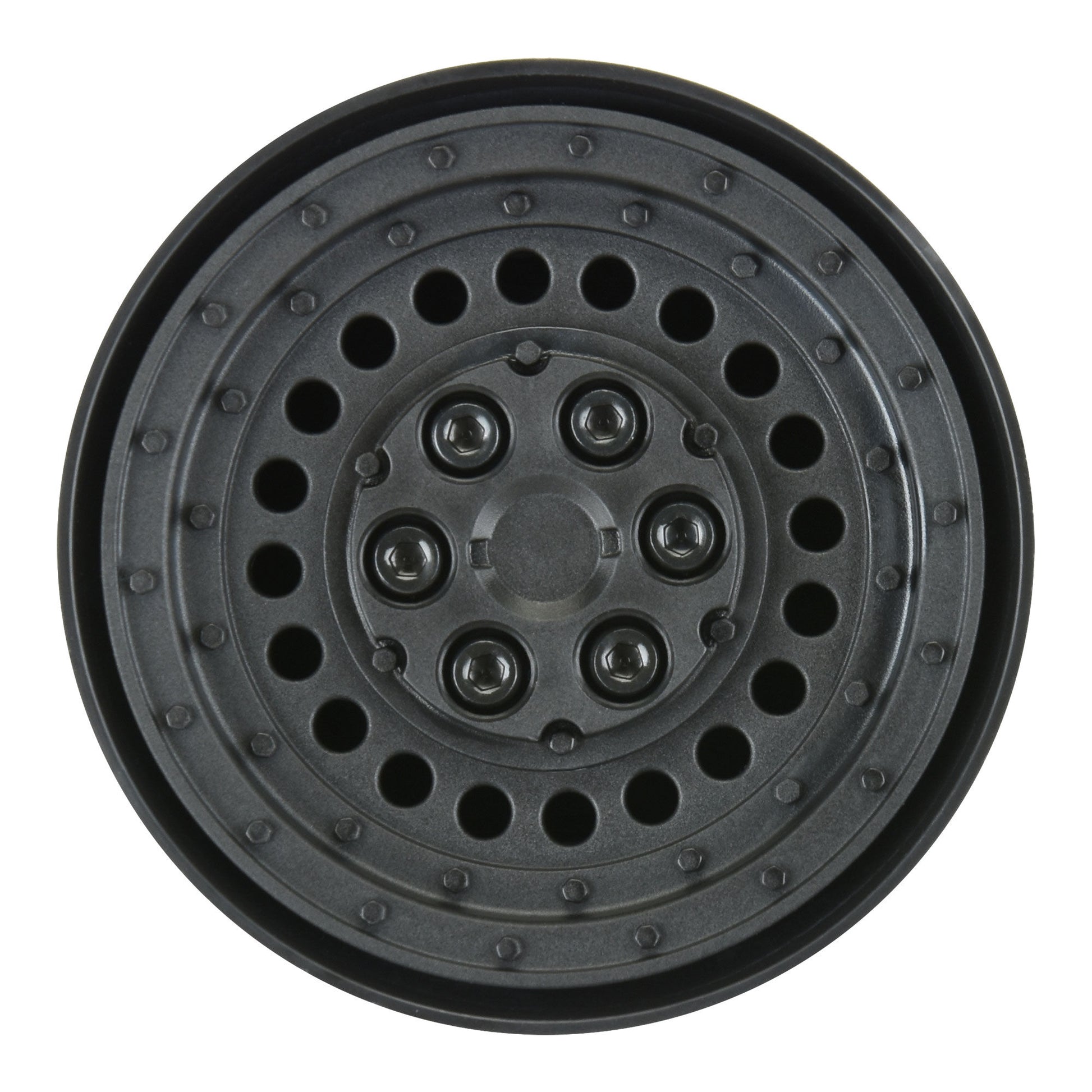 1.9" Carbine Black Bead-Loc Dually Wheels with 12mm Hex for 1/10 Rock Crawler (2) (PRO278600)_1