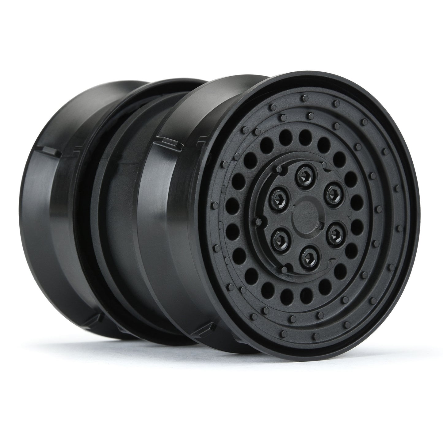 1.9" Carbine Black Bead-Loc Dually Wheels with 12mm Hex for 1/10 Rock Crawler (2) (PRO278600)_5