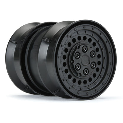 1.9" Carbine Black Bead-Loc Dually Wheels with 12mm Hex for 1/10 Rock Crawler (2) (PRO278600)_5