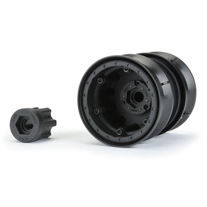 1.9" Carbine Black Bead-Loc Dually Wheels with 12mm Hex for 1/10 Rock Crawler (2) (PRO278600)_8