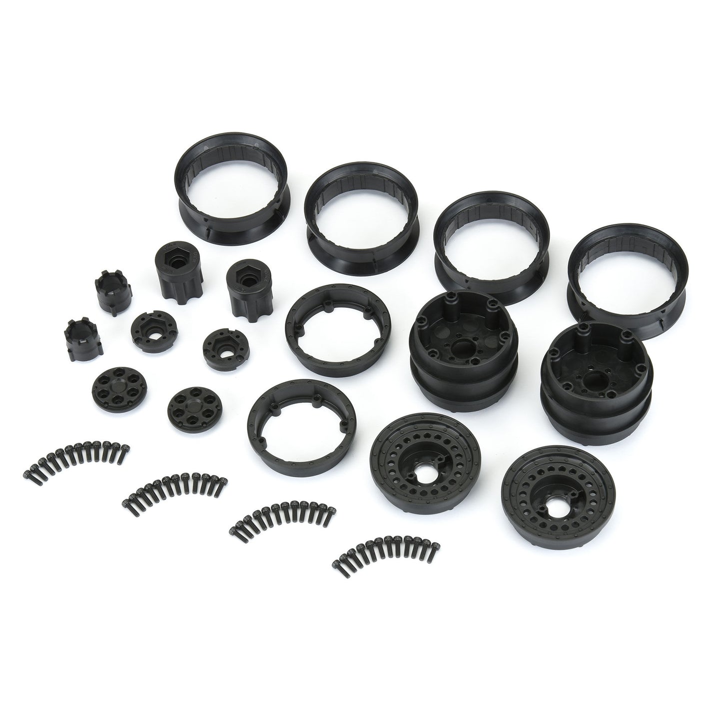 1.9" Carbine Black Bead-Loc Dually Wheels with 12mm Hex for 1/10 Rock Crawler (2) (PRO278600)_6