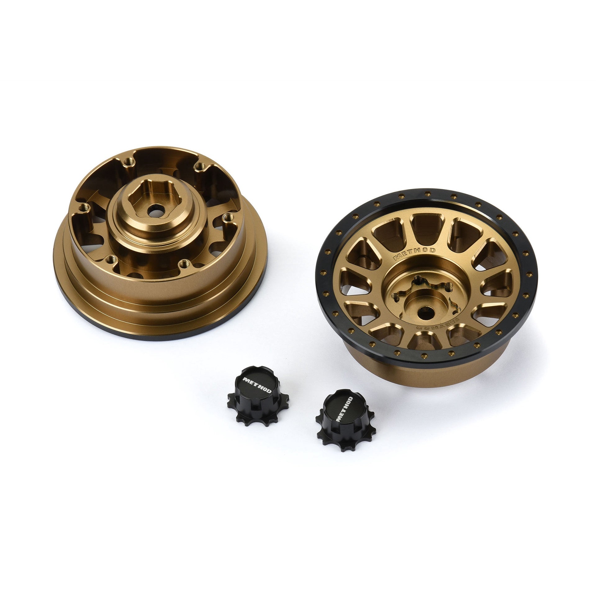 1/6 Method 305 NV Aluminum 2.9" Wheel Faces, Front or Rear for Axial SCX6 (PRO280400)
