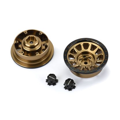 1/6 Method 305 NV Aluminum 2.9" Wheel Faces, Front or Rear for Axial SCX6 (PRO280400)