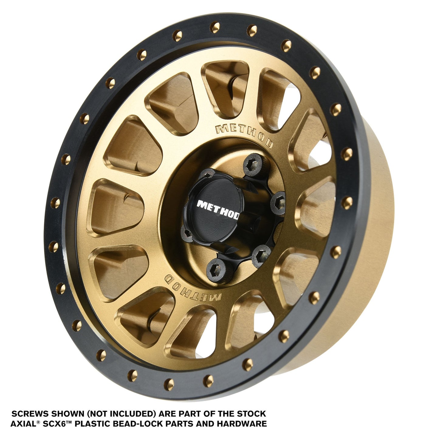1/6 Method 305 NV Aluminum 2.9" Wheel Faces, Front or Rear for Axial SCX6 (PRO280400)