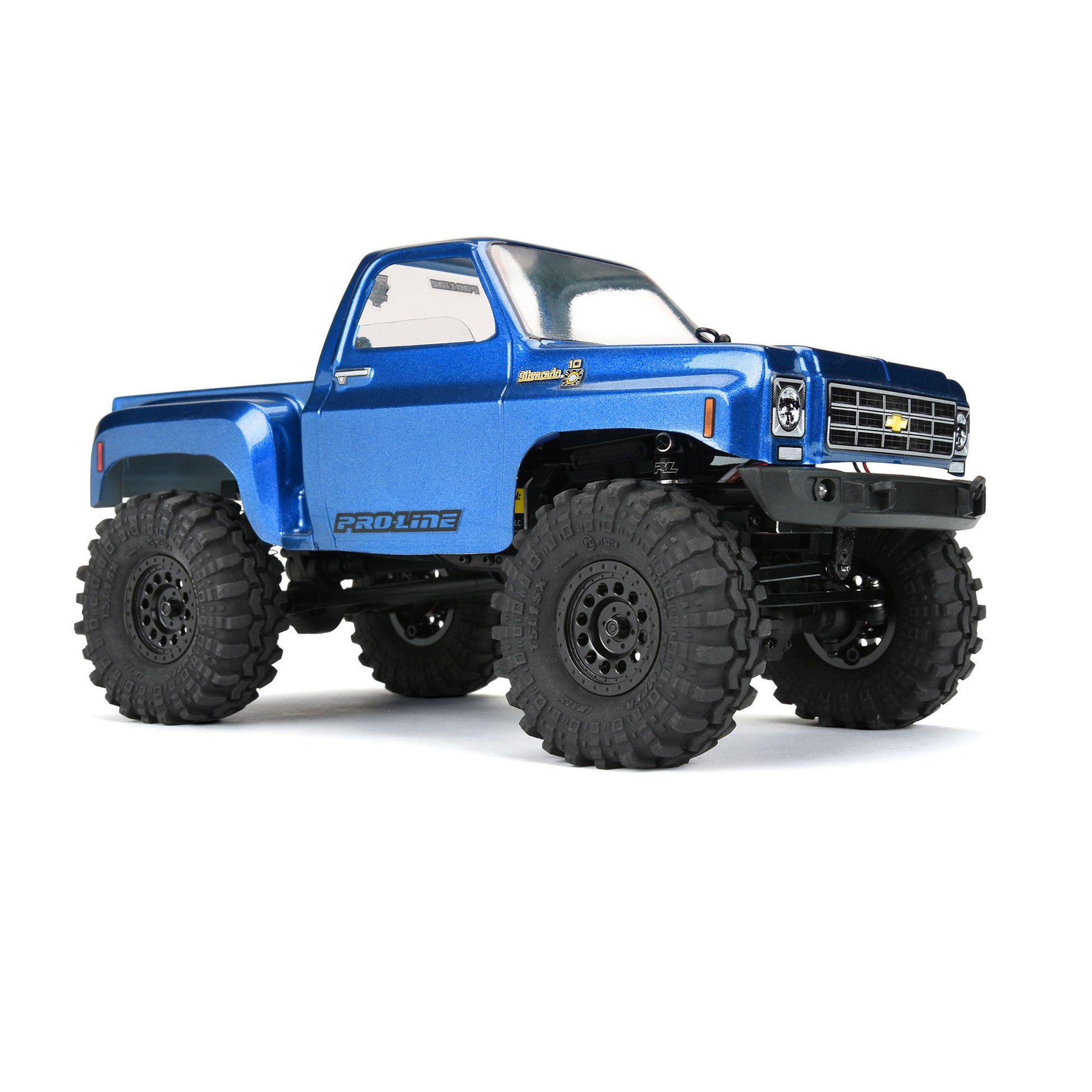 1.0" Rock Shooter Black Brass Wheels with 7mm Hexes for 1/24 Rock Crawler (2) (PRO281200)_4