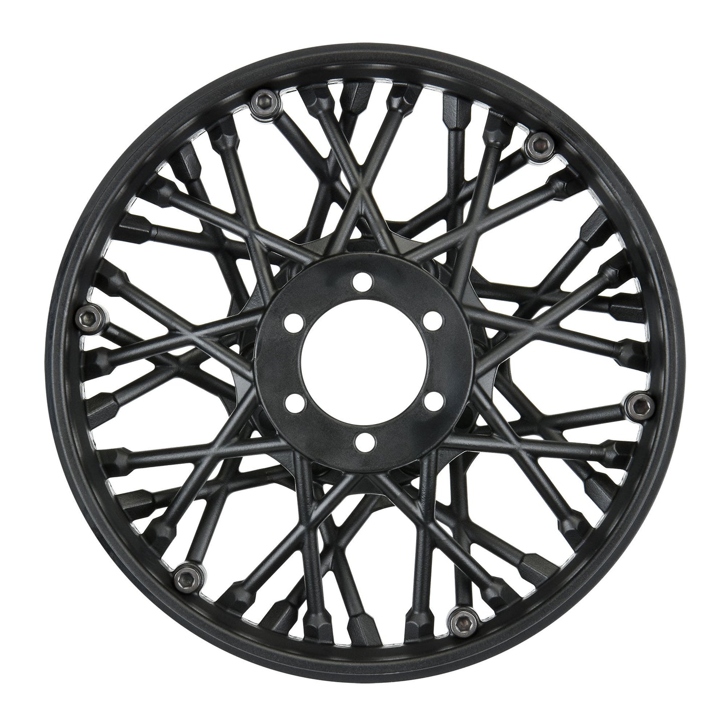 Supermoto Black Front Wheel for 1/4 Promoto-MX (PRO282003)_1