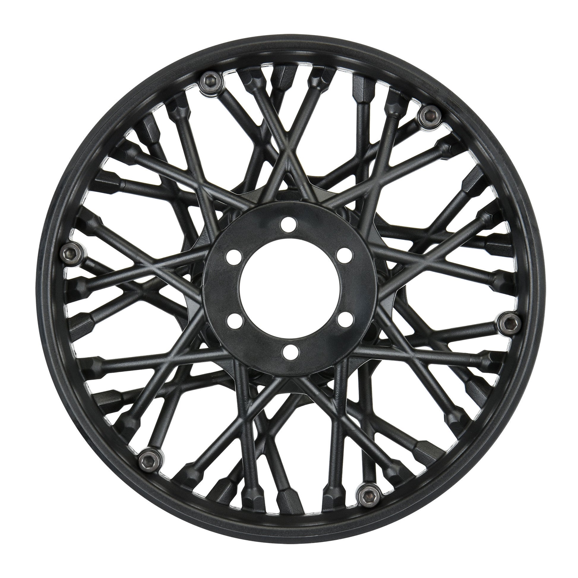 Supermoto Black Front Wheel for 1/4 Promoto-MX (PRO282003)_1
