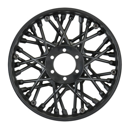 Supermoto Black Front Wheel for 1/4 Promoto-MX (PRO282003)_1