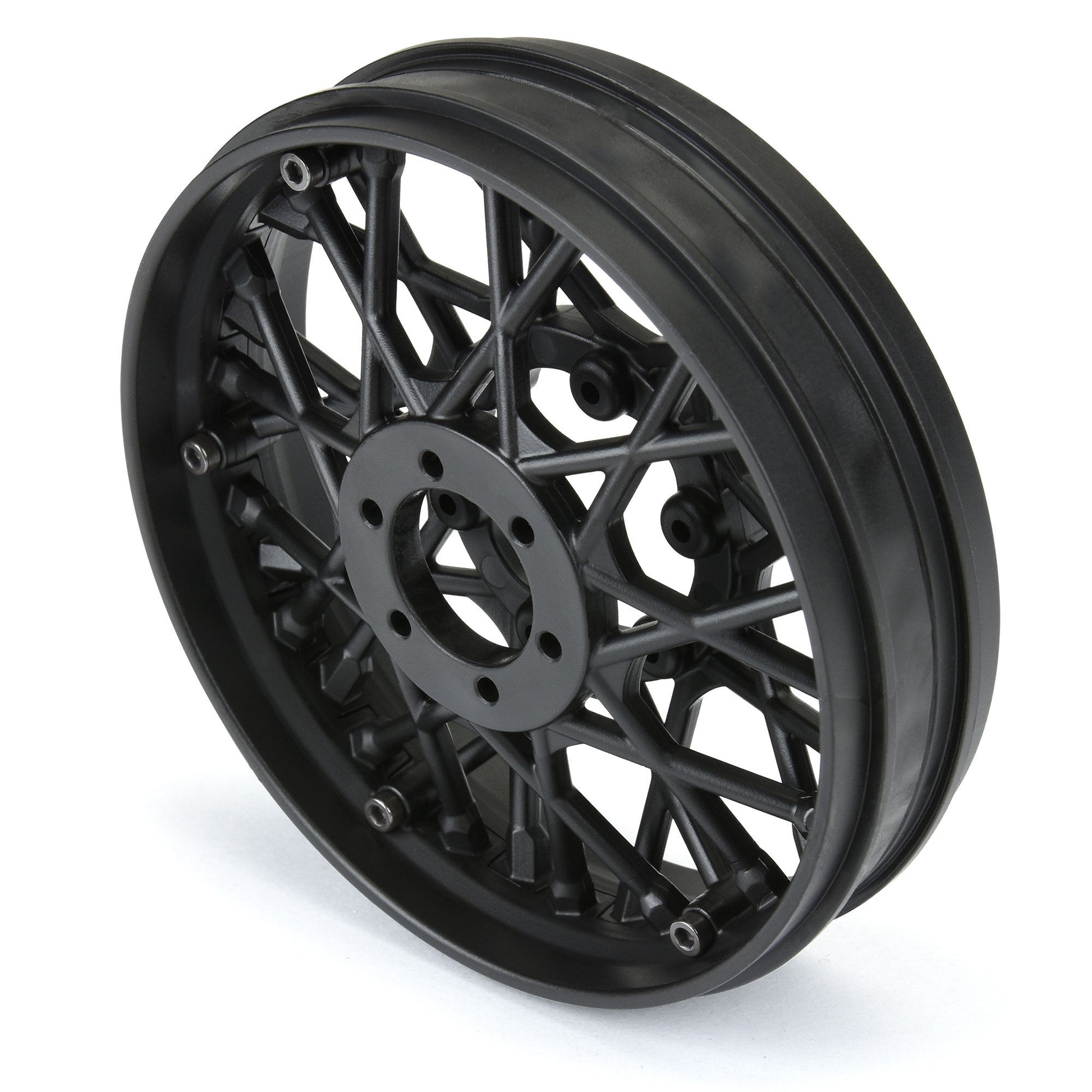 Supermoto Black Front Wheel for 1/4 Promoto-MX (PRO282003)_2