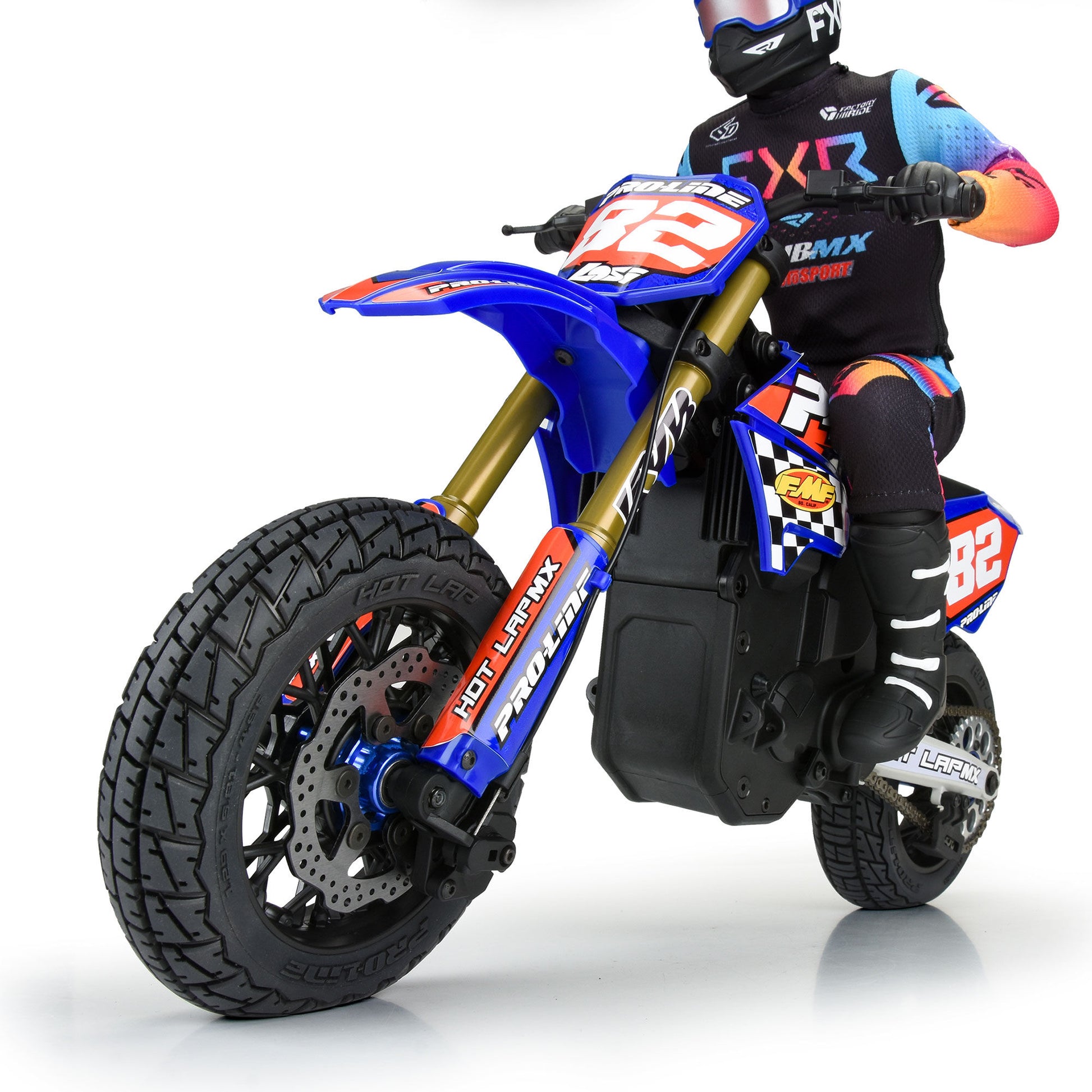 Supermoto Black Front Wheel for 1/4 Promoto-MX (PRO282003)_3