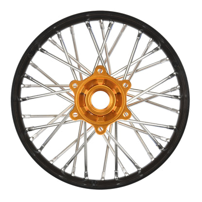 Aluminum Pro-Spec V2 Bead Black/Gold Assembled Rear Wheel 1/4 for Promoto-MX (PRO283700T3)_1