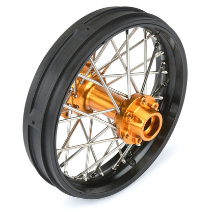 Aluminum Pro-Spec V2 Bead Black/Gold Assembled Rear Wheel 1/4 for Promoto-MX (PRO283700T3)_5
