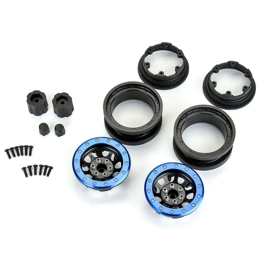 1/6 Steelies Stamped Steel 2.9" Dual Offset Wheels for SCX6 (PRO283800)