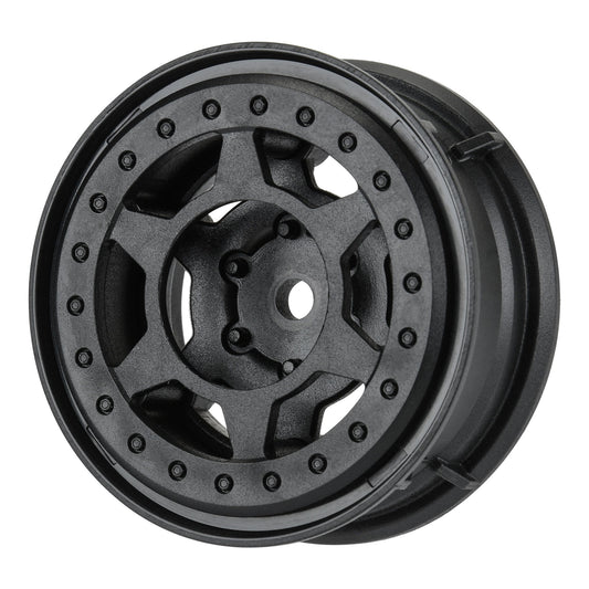 Holcomb F/R 1.55 inch Crawler Bead-Loc Wheels (2) Black (PRO284200)