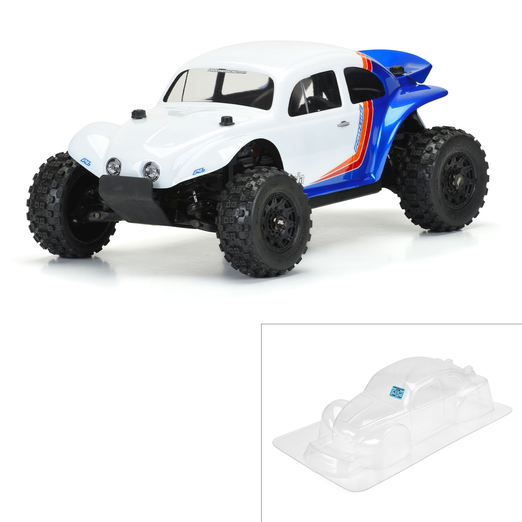 Volkswagen Baja Bug Clear Body for 1/10 Short Course Truck (PRO323862 ...