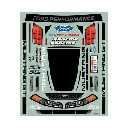 1999 Ford Mustang Clear Body for 1/10 Drag Car (PRO357900)_5