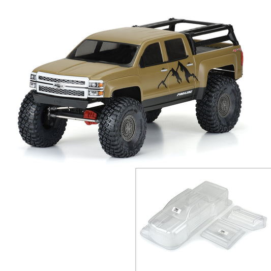 1/10 2015 Chevrolet Silverado Clear Body for 13.9" Wheelbase Crawlers (PRO358500)