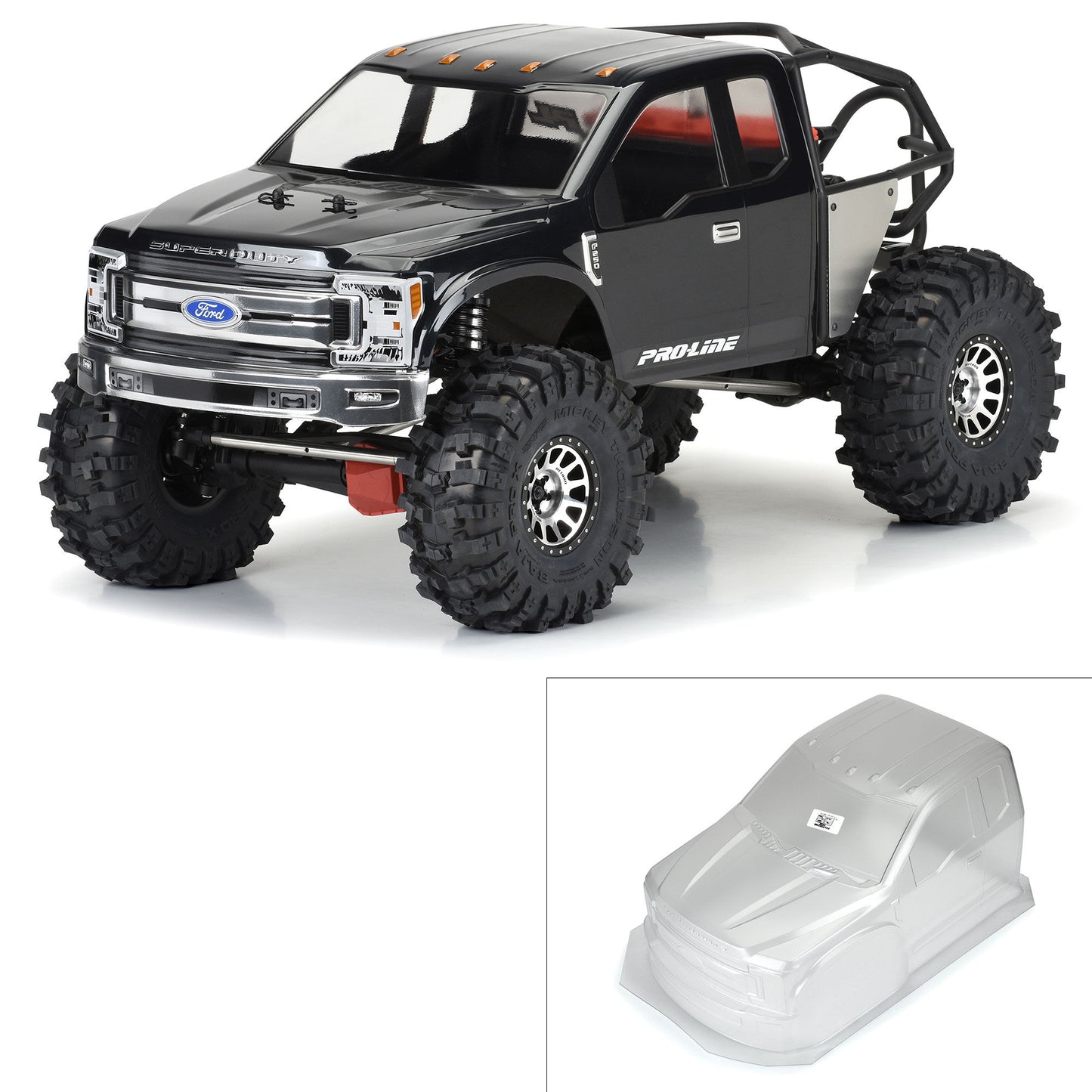 2017 F-250 Super Duty Cab-Only Clear Body for SCX6 (PRO361600)_1