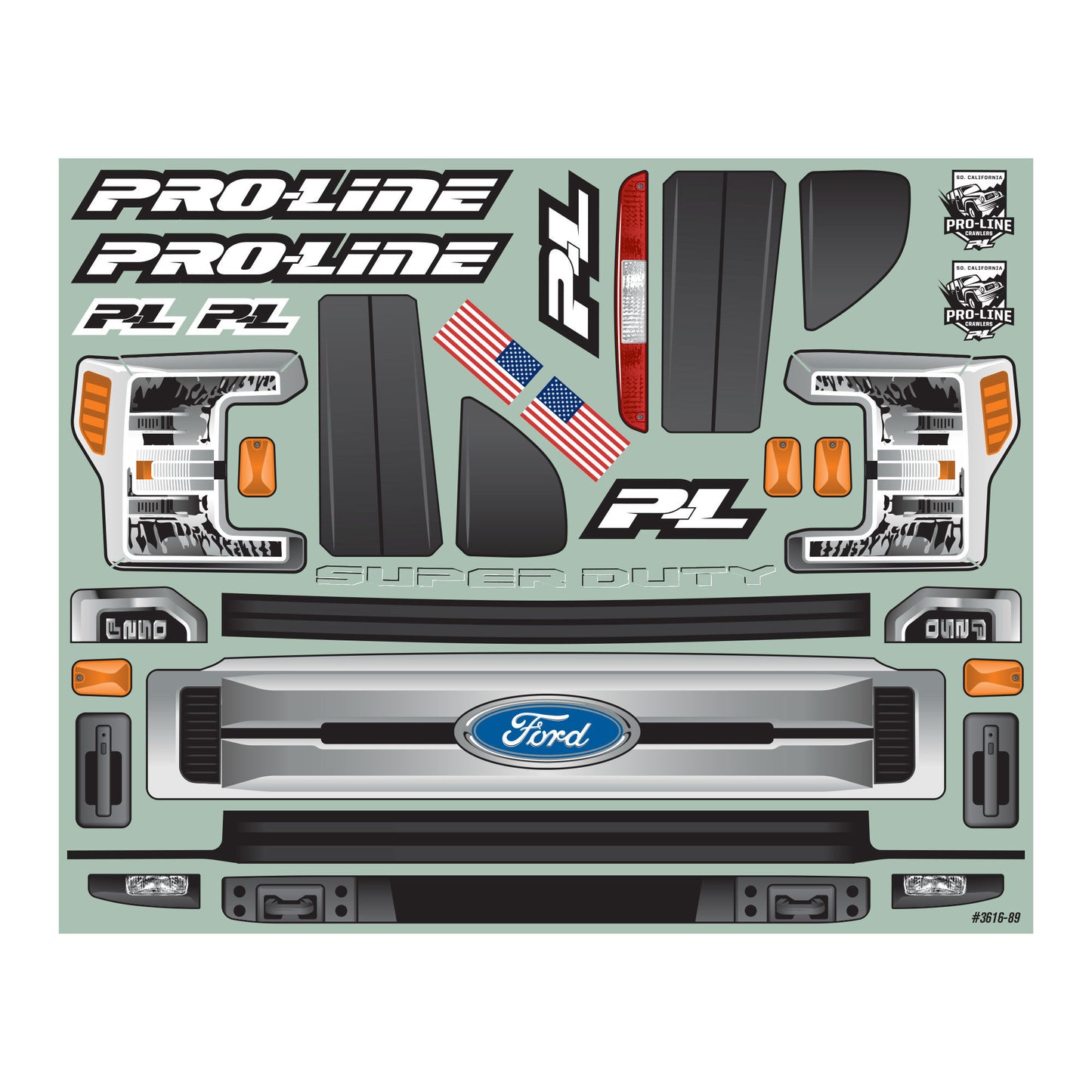 2017 F-250 Super Duty Cab-Only Clear Body for SCX6 (PRO361600)_6
