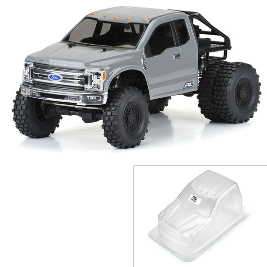 1/10 2017 Ford F-250 Super Duty Cab-Only Clear Body for Crawler (PRO361900)